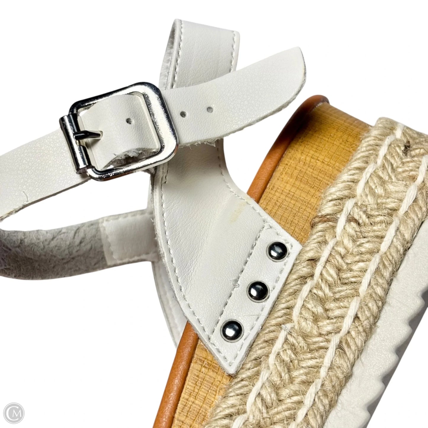 Sandals Flats By Cushionaire In White, Size: 6.5