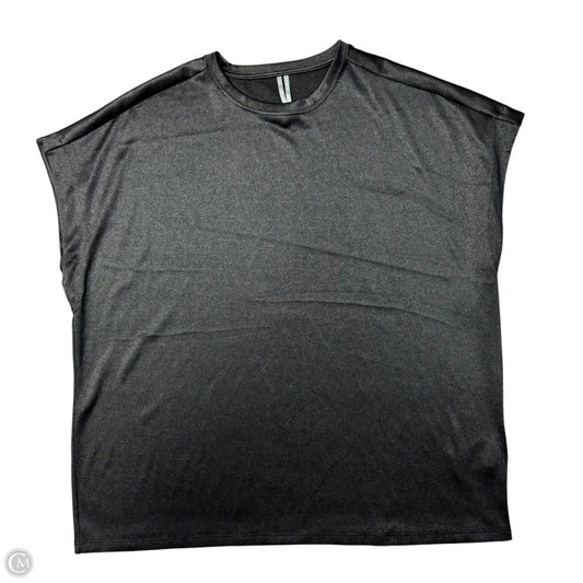 Top Short Sleeve By Anthropologie In Black, Size: Xl