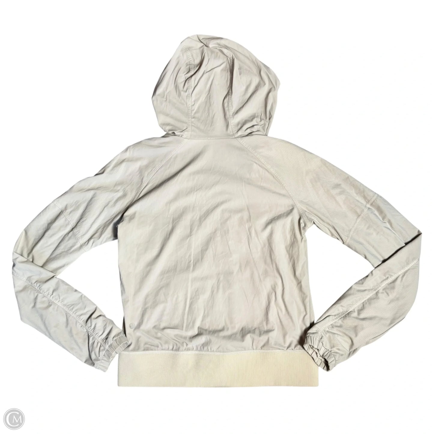 Athletic Jacket By Lululemon In Grey, Size: M