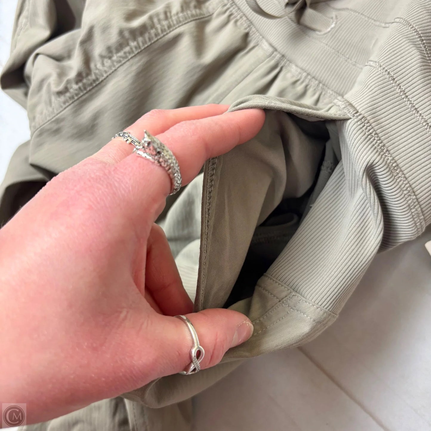 Athletic Pants By Lululemon In Tan, Size: M