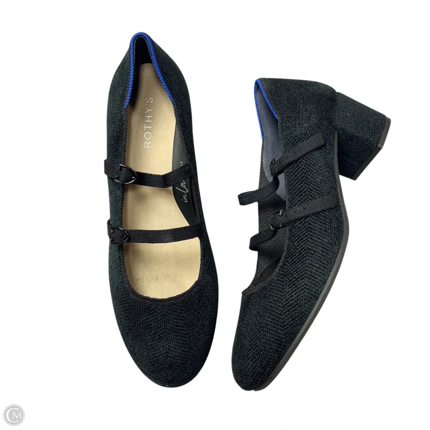 Shoes Heels Block By Rothys In Black, Size: 10.5