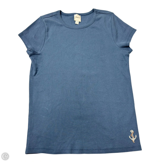 Top Short Sleeve By Maeve In Blue, Size: Xl