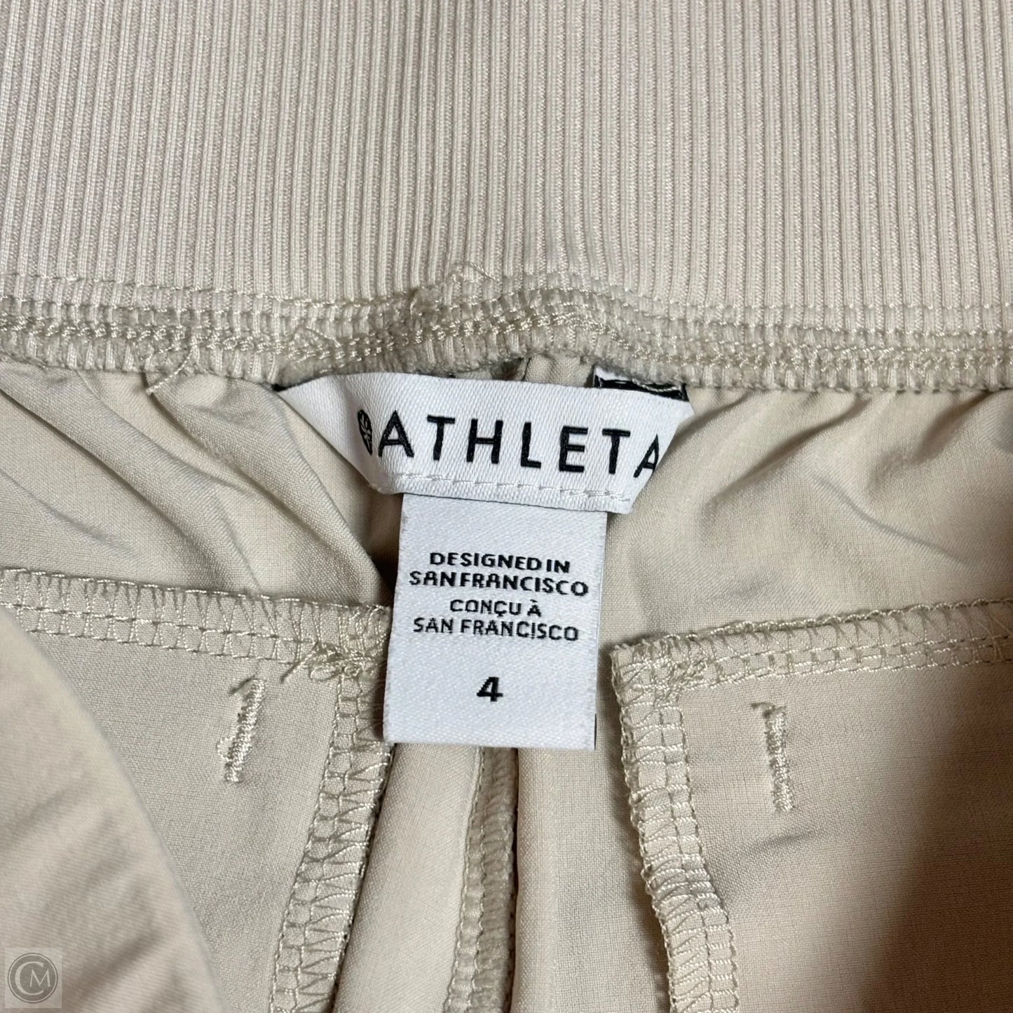 Athletic Pants By Athleta In Tan, Size: 4