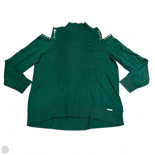 Sweater Designer By Michael Kors In Green, Size: Xl