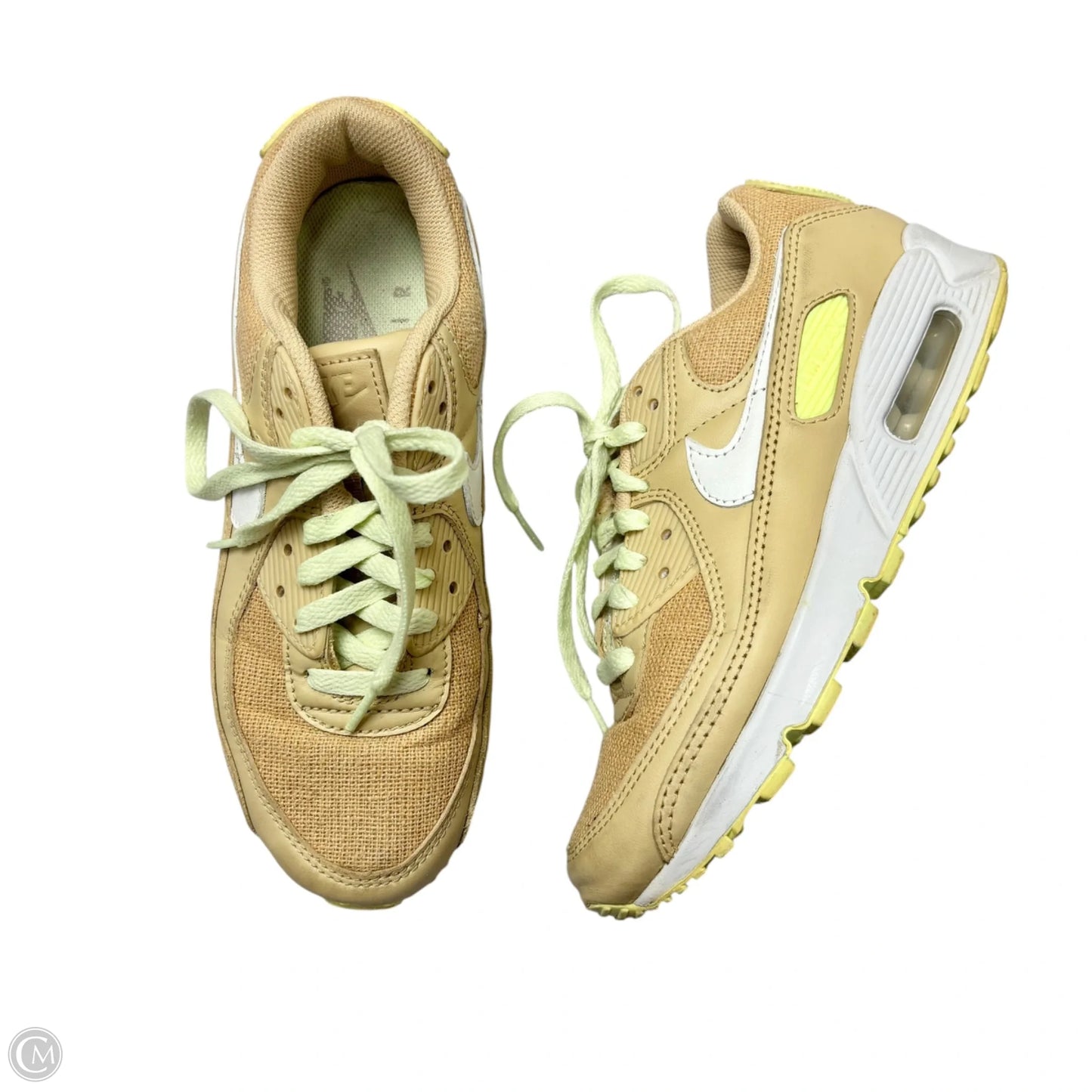 Shoes Athletic By Nike In Tan & Yellow, Size: 6.5