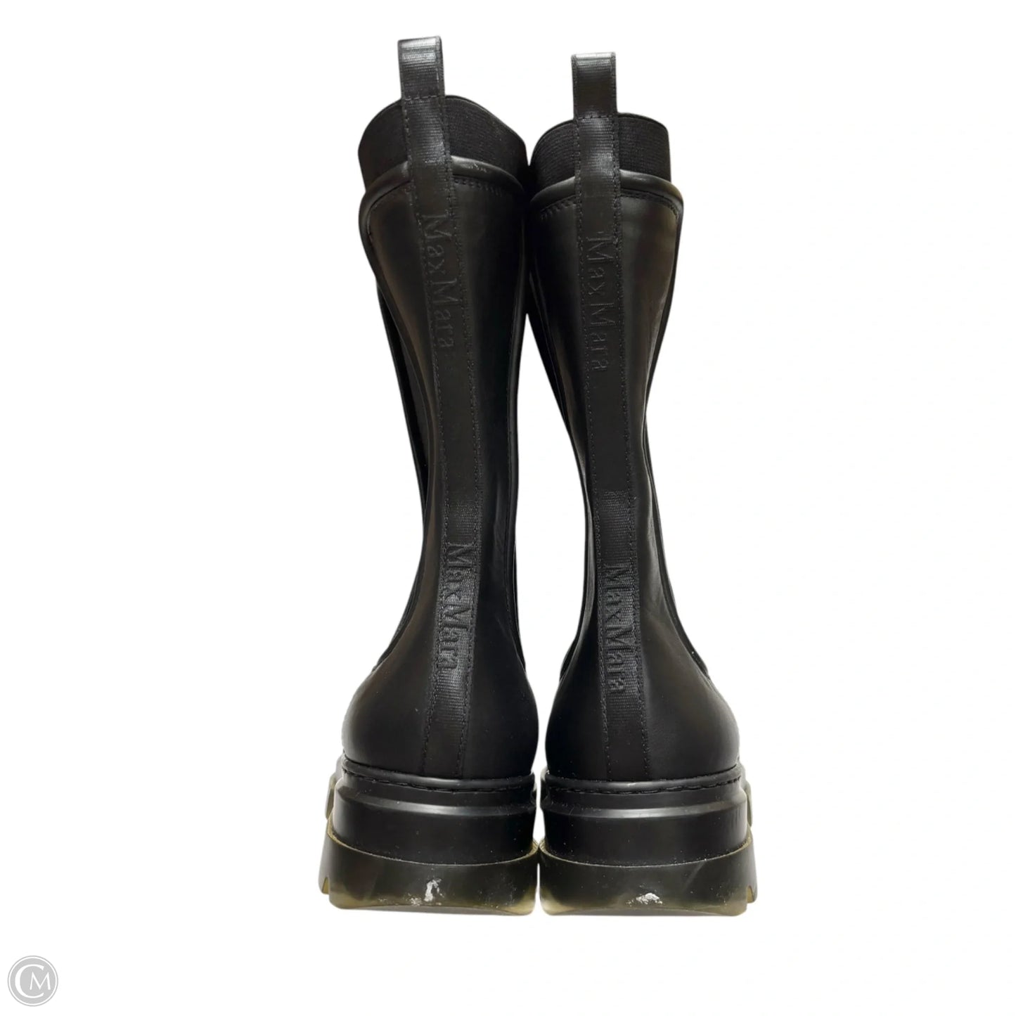 Boots Designer By Max Mara In Black, Size: 8.5