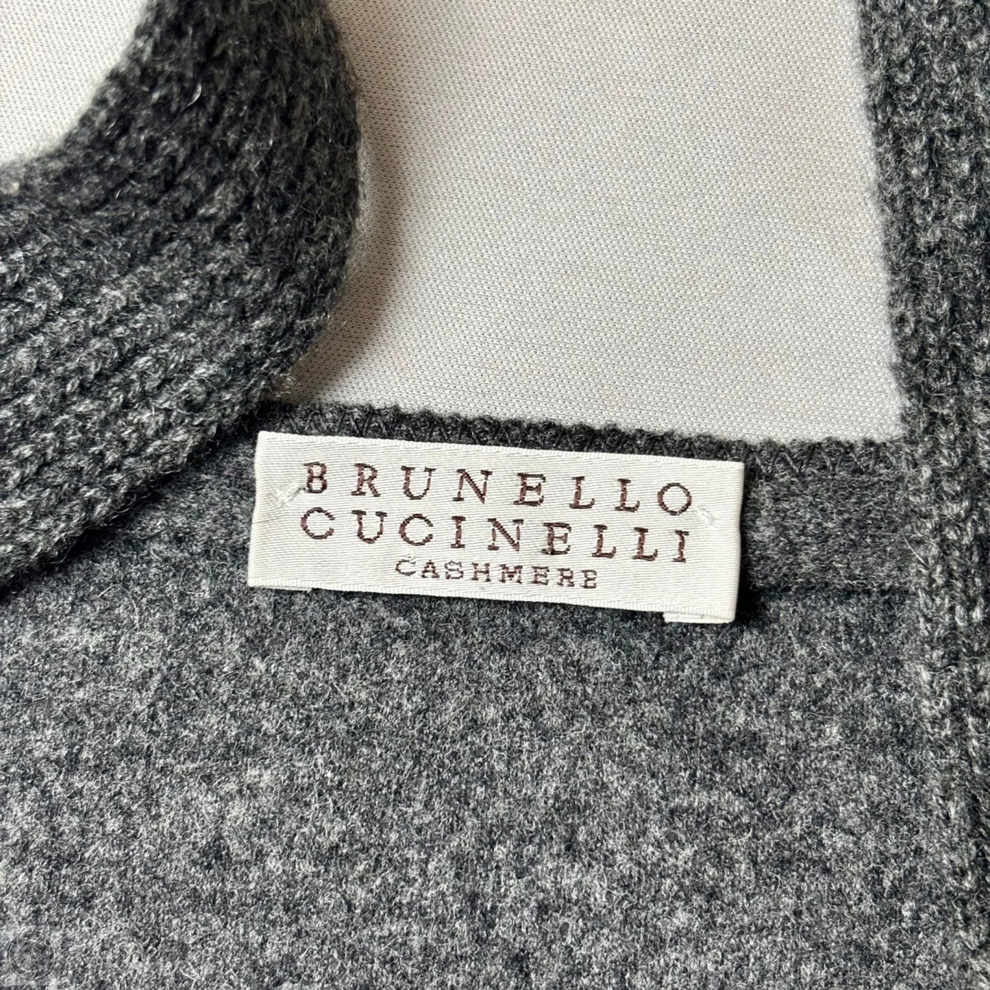 Tunic Designer By Brunello Cucinelli In Grey, Size: M