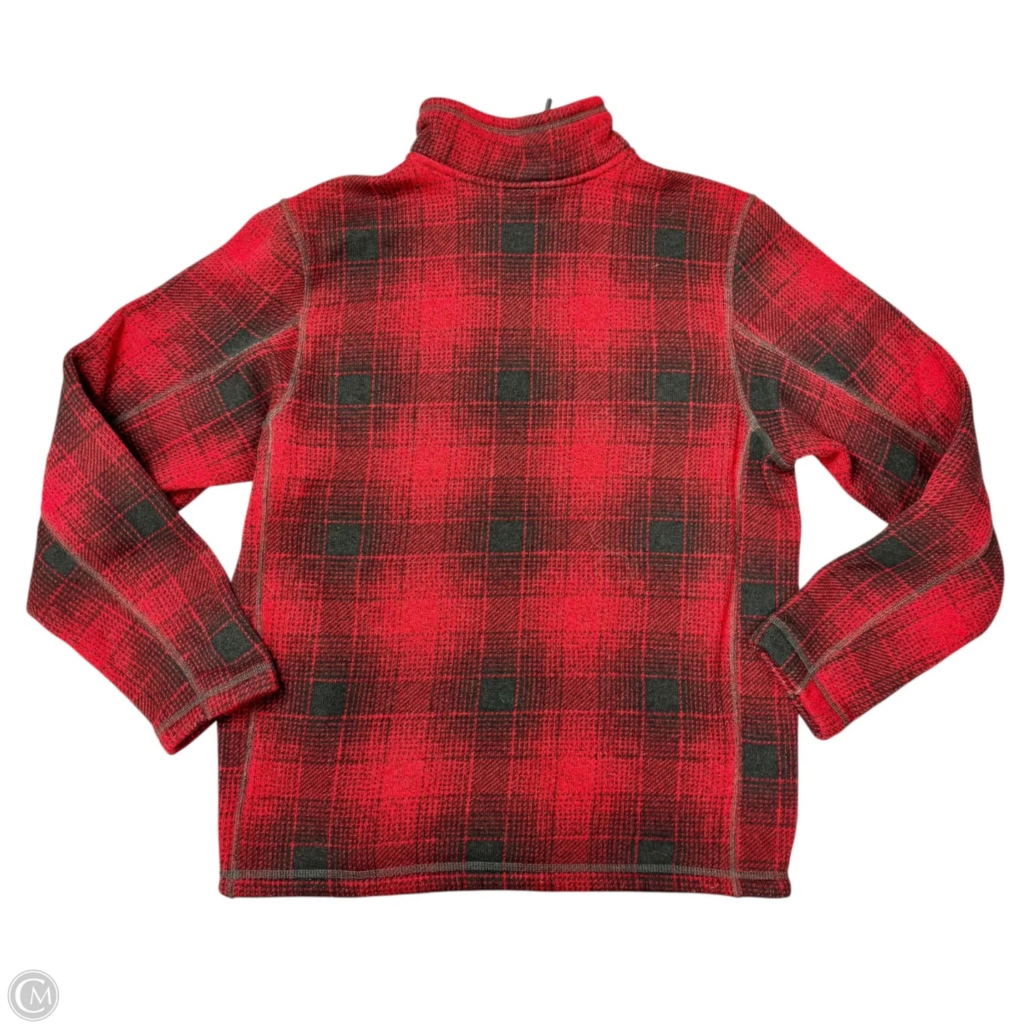 Athletic Jacket By The North Face In Black & Red, Size: L