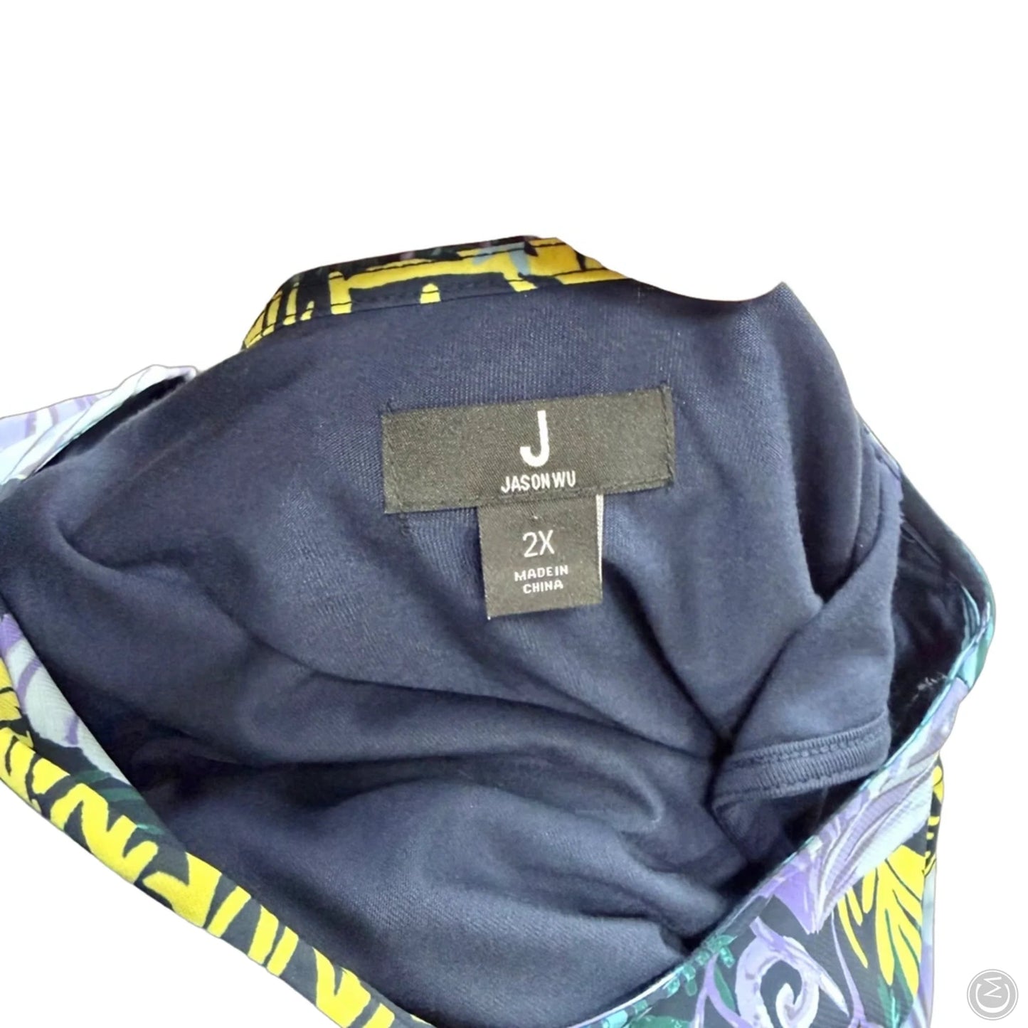Top Long Sleeve Designer By Jason Wu In Floral Print, Size: 2x