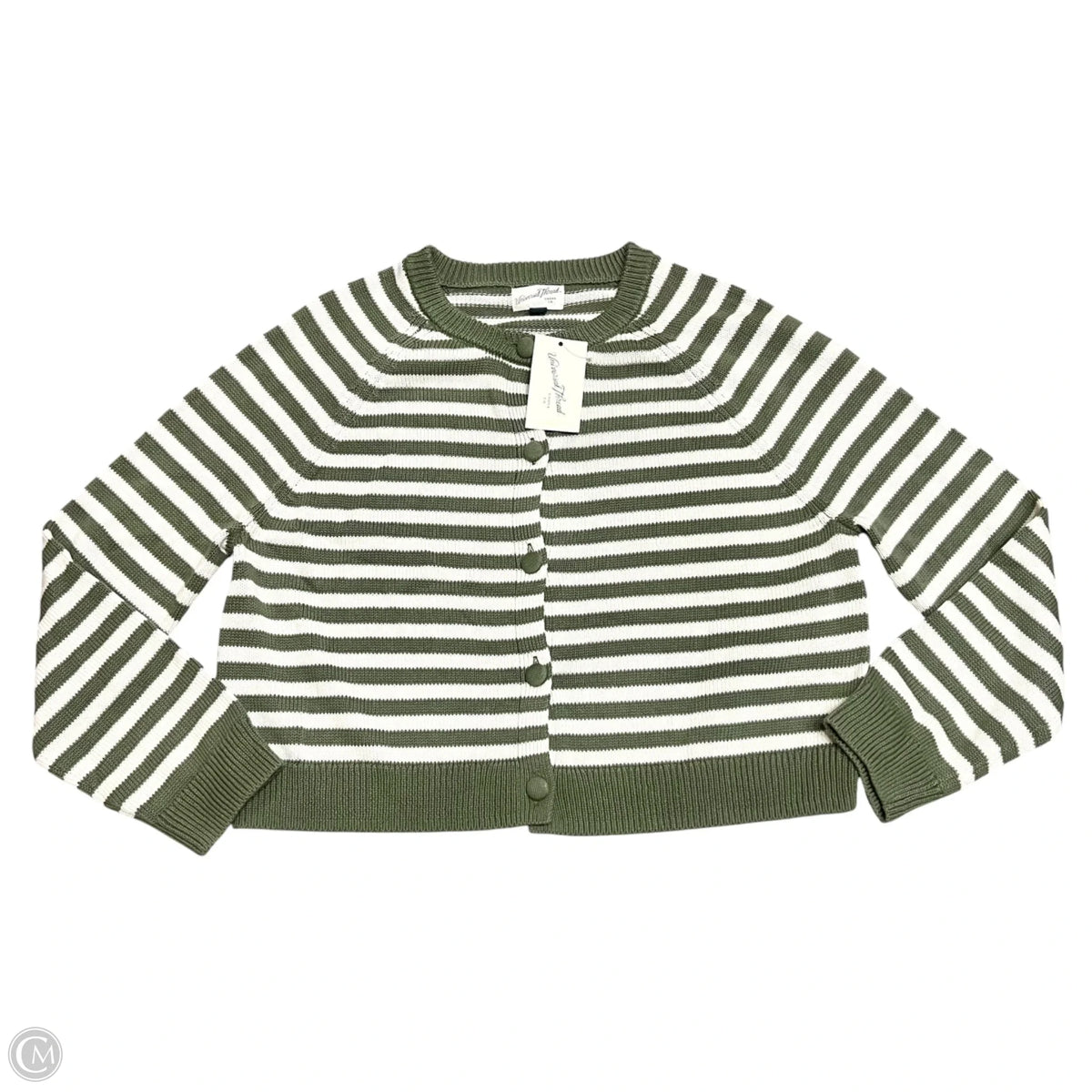 Sweater By Universal Thread In Striped Pattern, Size: L