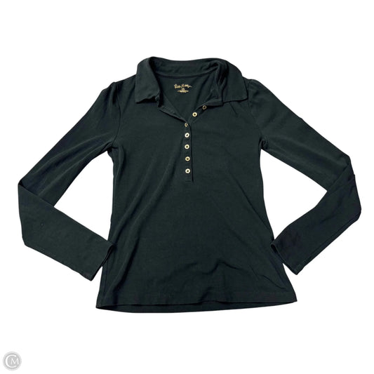 Top Long Sleeve Designer By Lilly Pulitzer In Black, Size: Xs