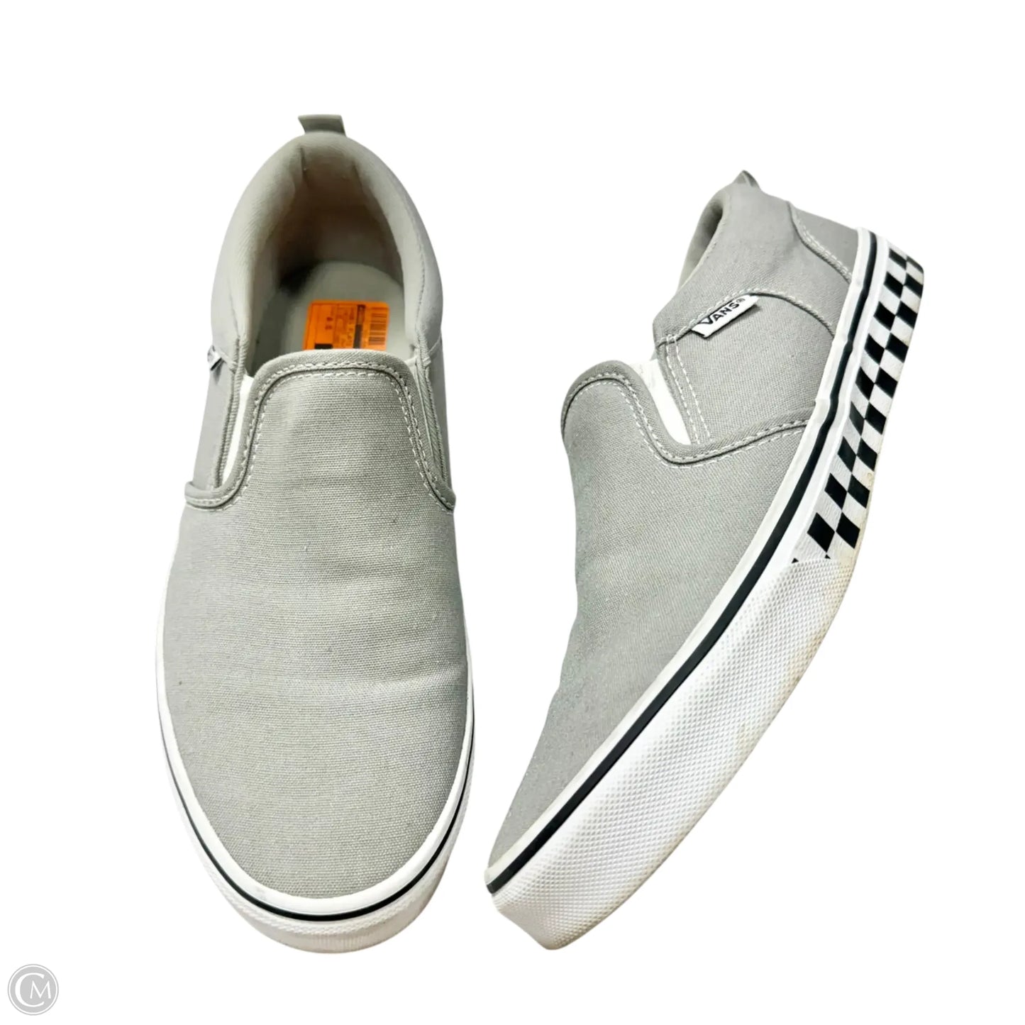 Shoes Flats By Vans In Checkered Pattern, Size: 8.5