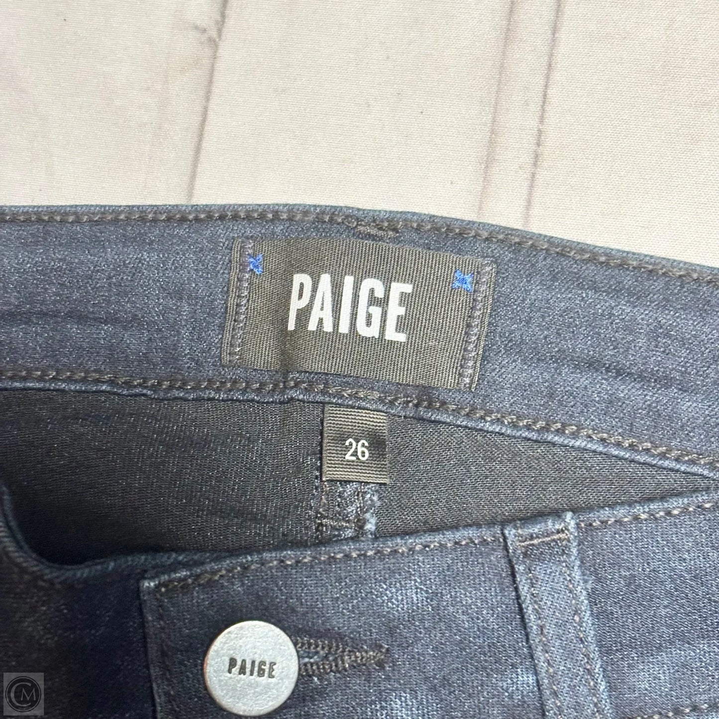 Jeans Flared By Paige In Blue Denim, Size: 2