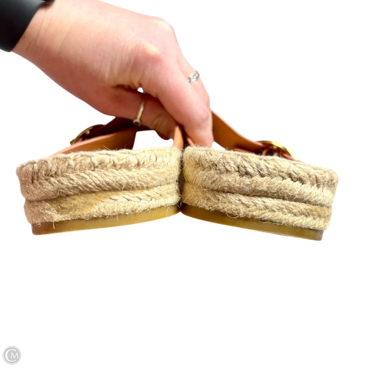 Sandals Designer By Tory Burch In Brown, Size: 8