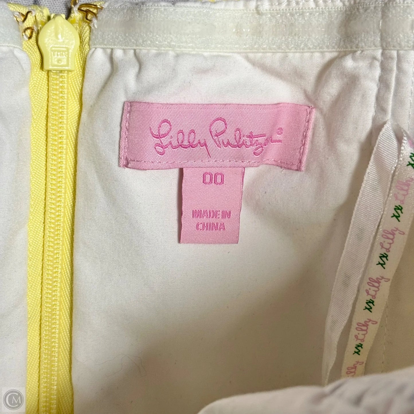 Dress Designer By Lilly Pulitzer In Yellow, Size: 0