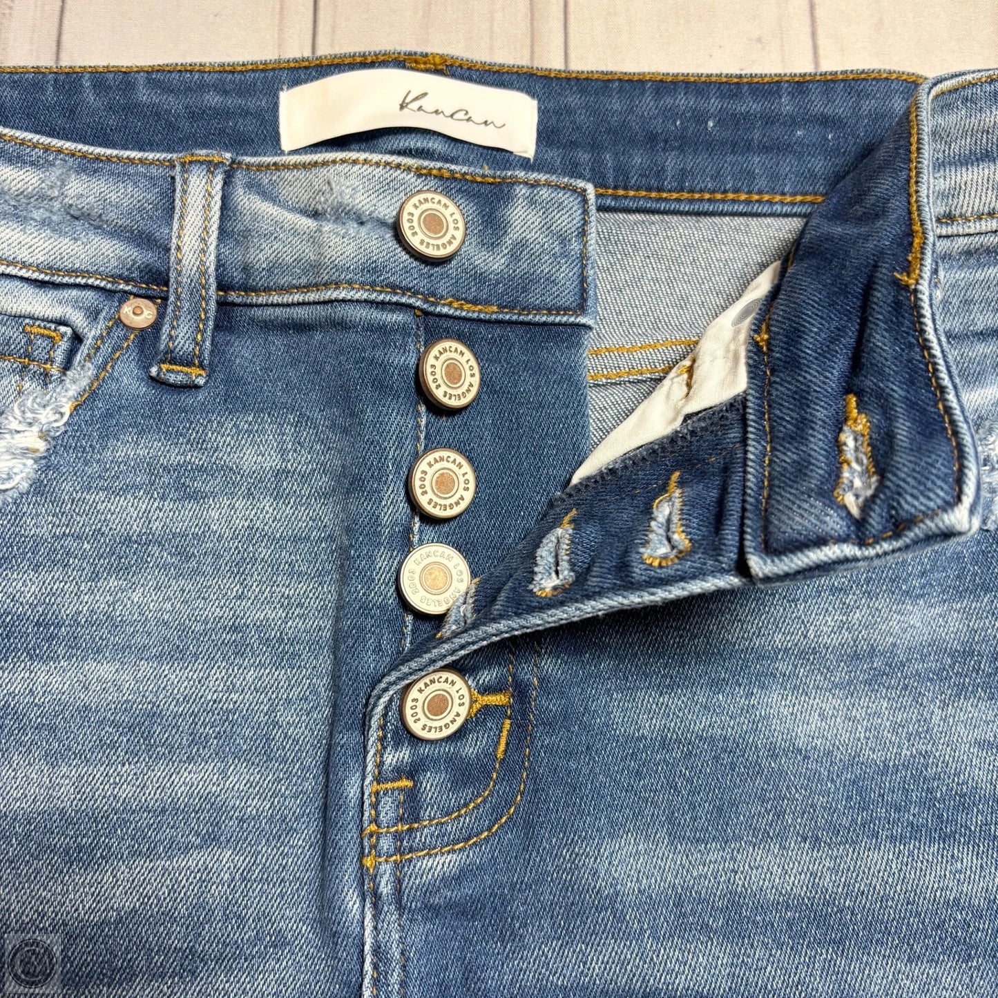 Shorts By Kancan In Blue Denim, Size: S