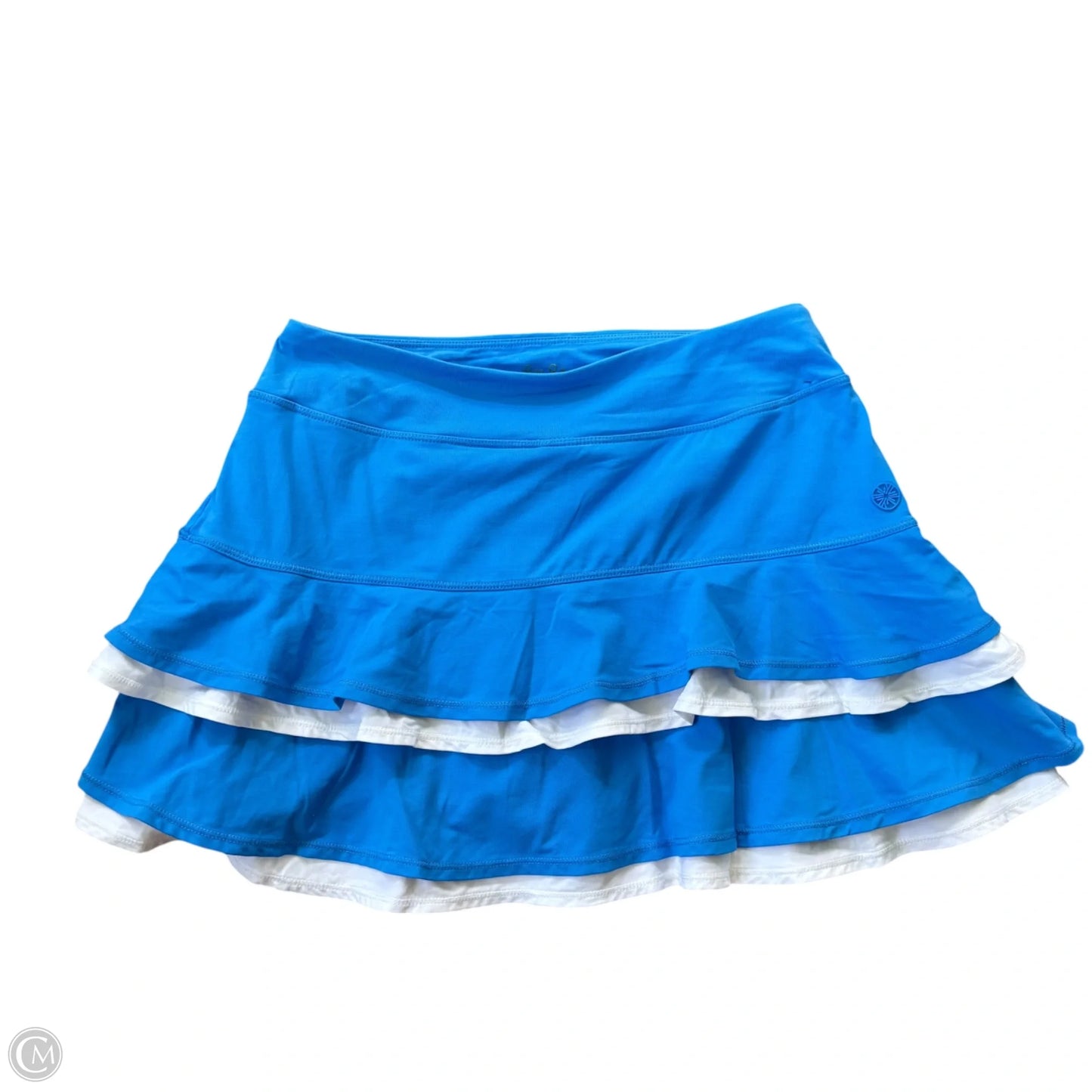 Skort Designer By Lilly Pulitzer In Blue & White, Size: Xs