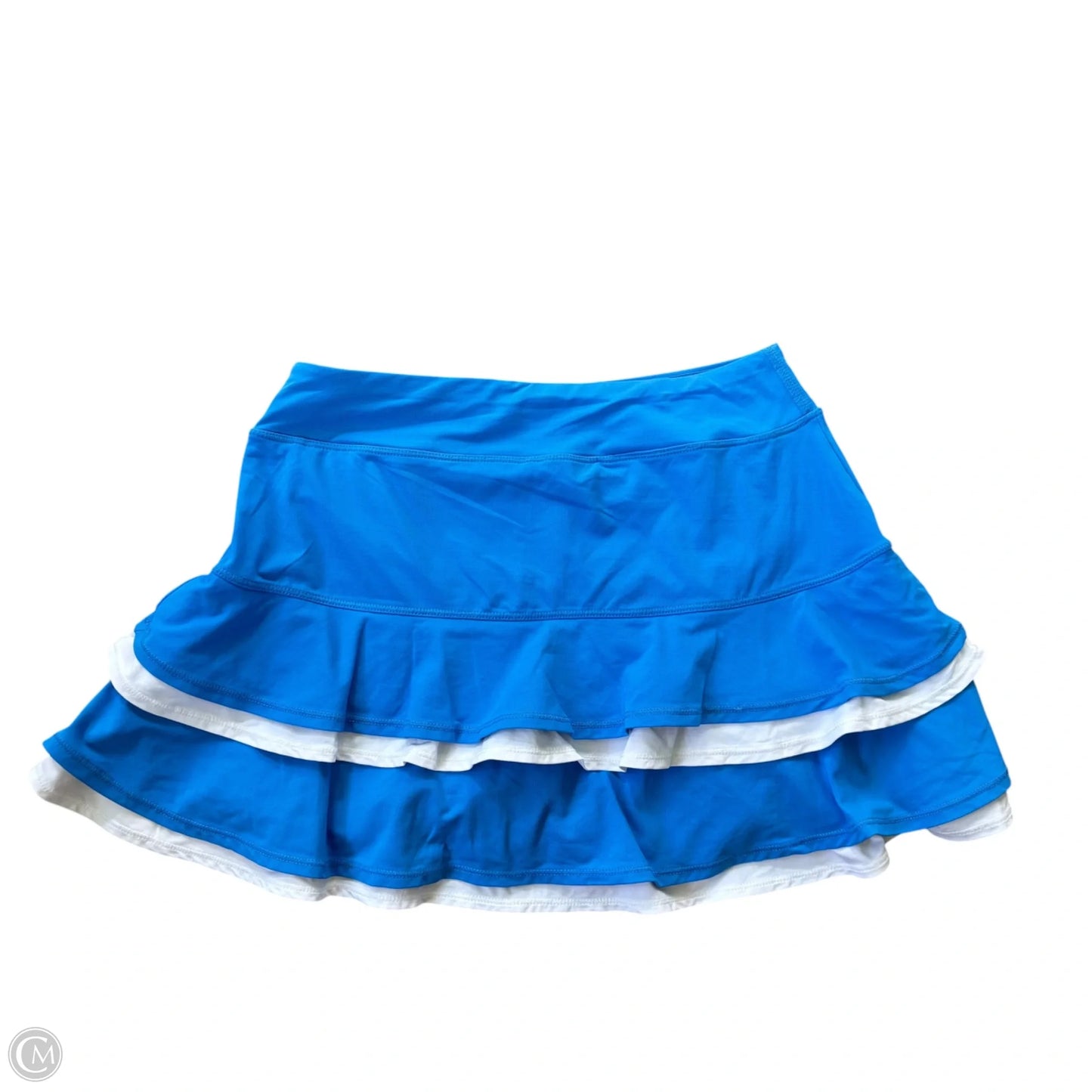 Skort Designer By Lilly Pulitzer In Blue & White, Size: Xs