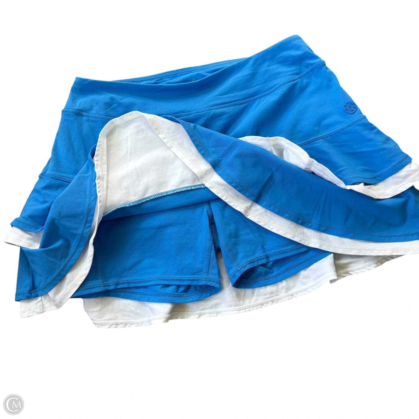 Skort Designer By Lilly Pulitzer In Blue & White, Size: Xs