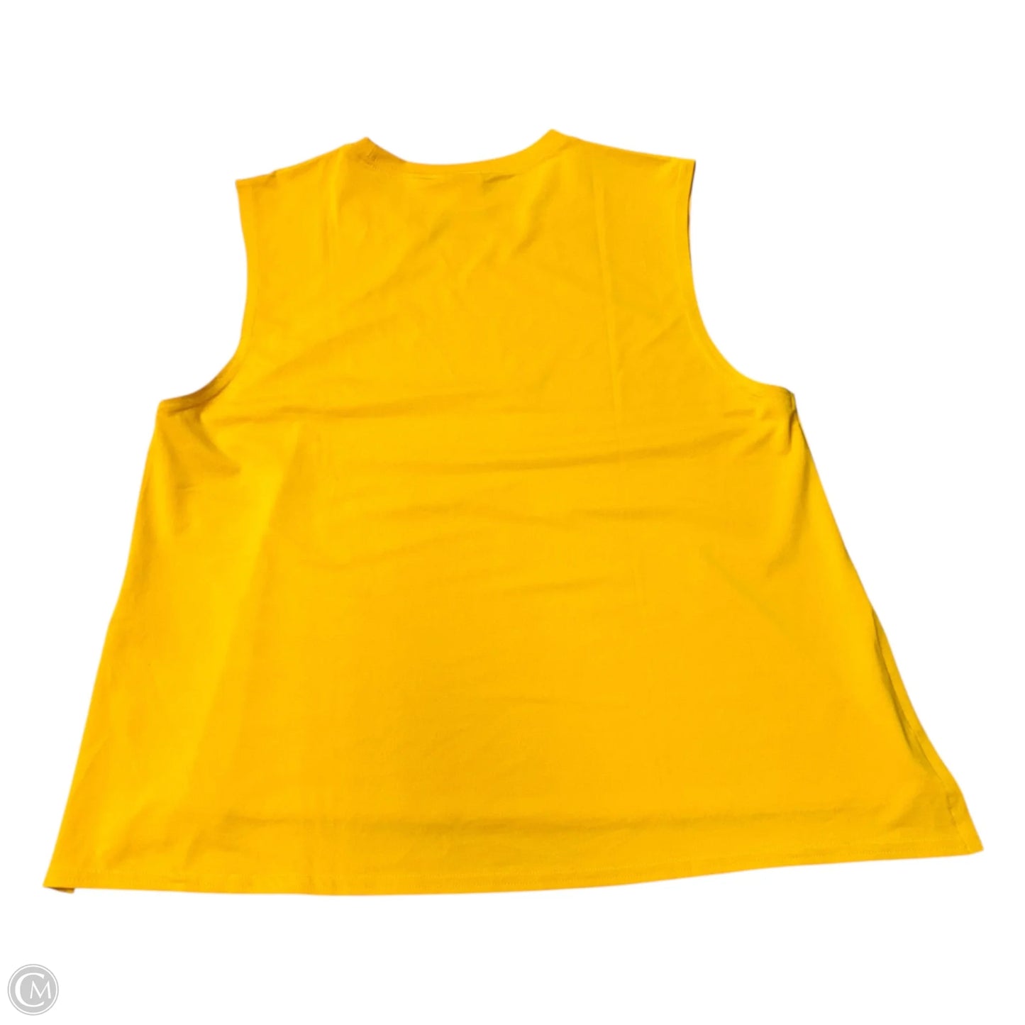 Athletic Tank Top By Gym Shark In Yellow, Size: M