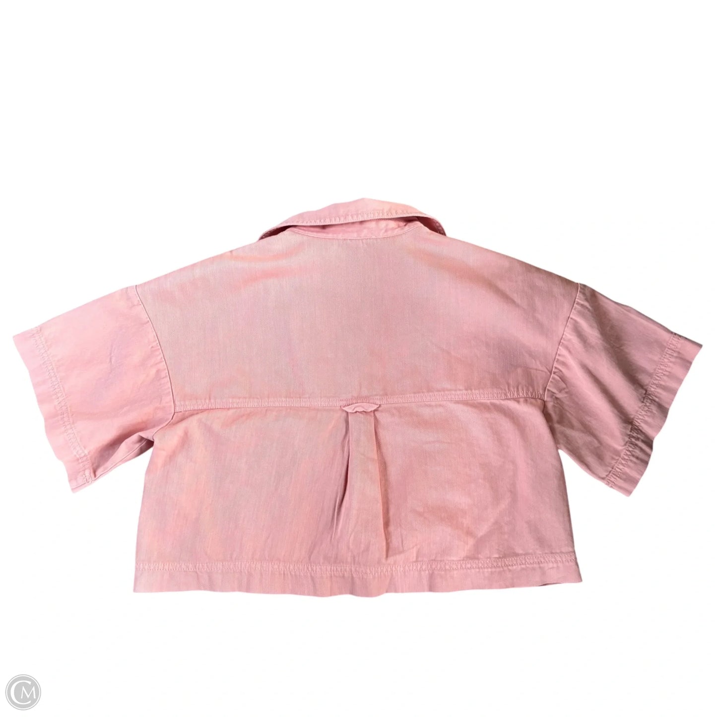 Top Short Sleeve By Pilcro In Pink, Size: Xxs