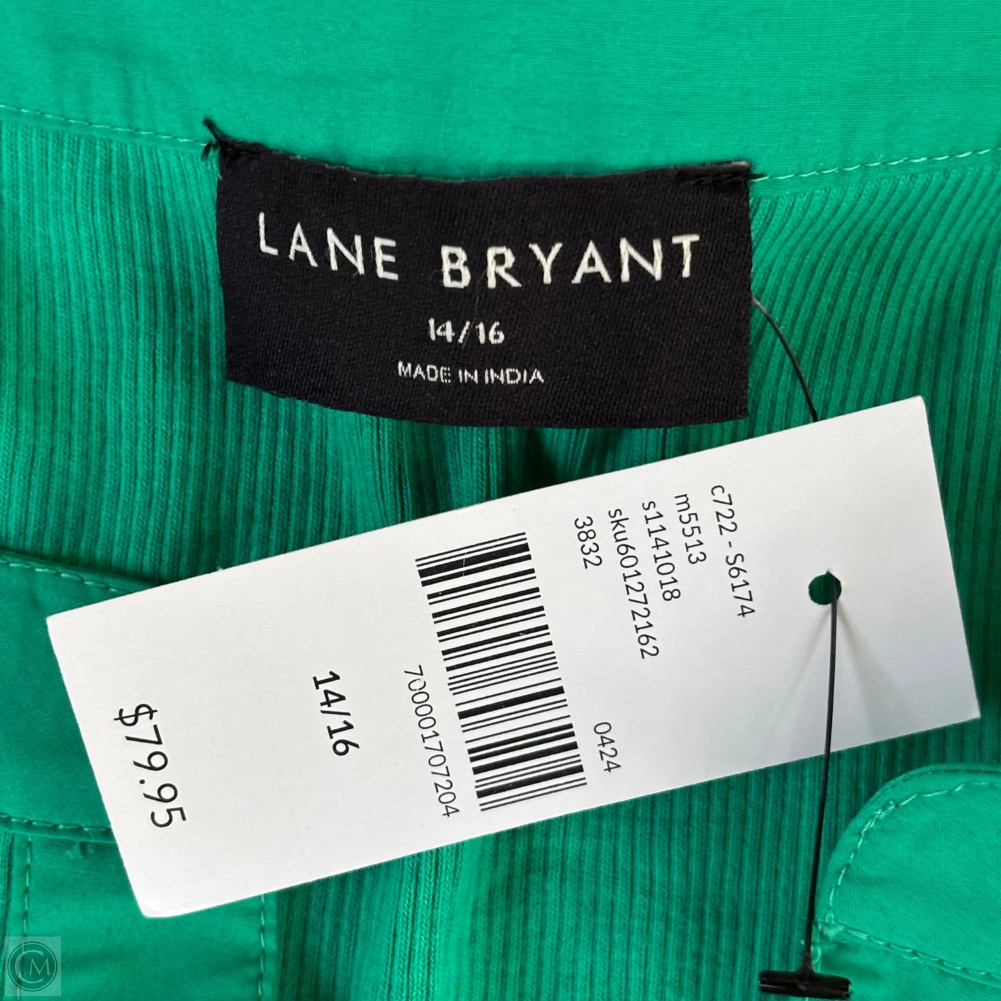 Dress Casual Midi By Lane Bryant In Green, Size: L