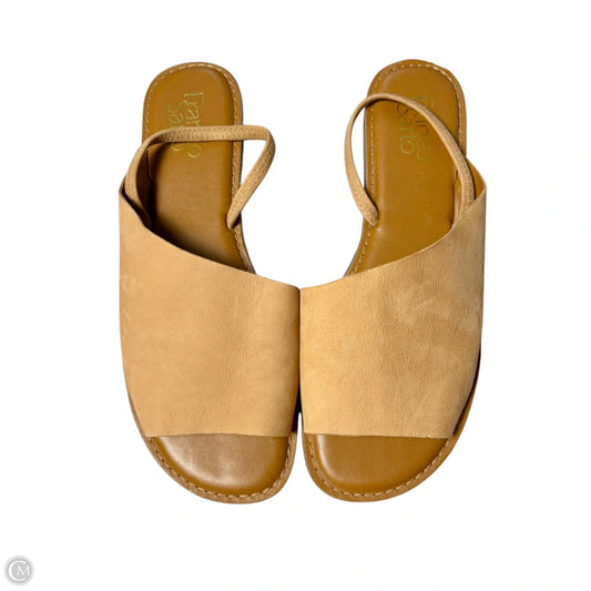 Sandals Flats By Franco Sarto In Tan, Size: 8