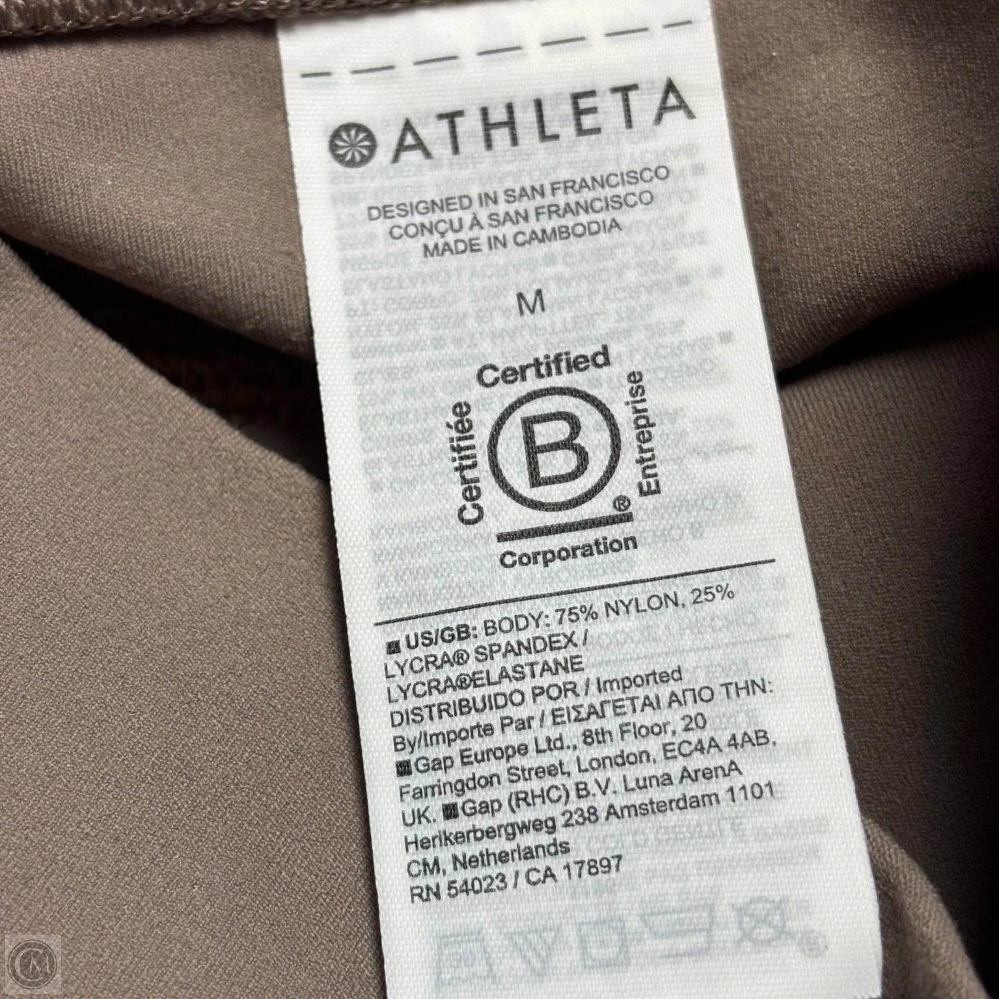 Athletic Pants By Athleta In Tan, Size: M