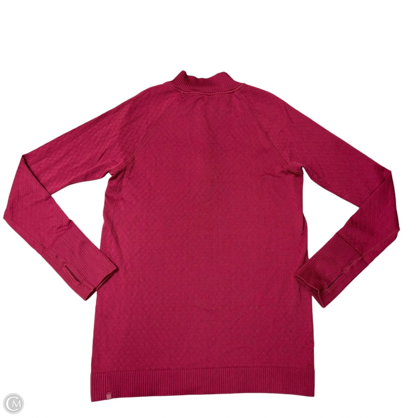 Athletic Sweatshirt Collar By Lululemon In Maroon, Size: M
