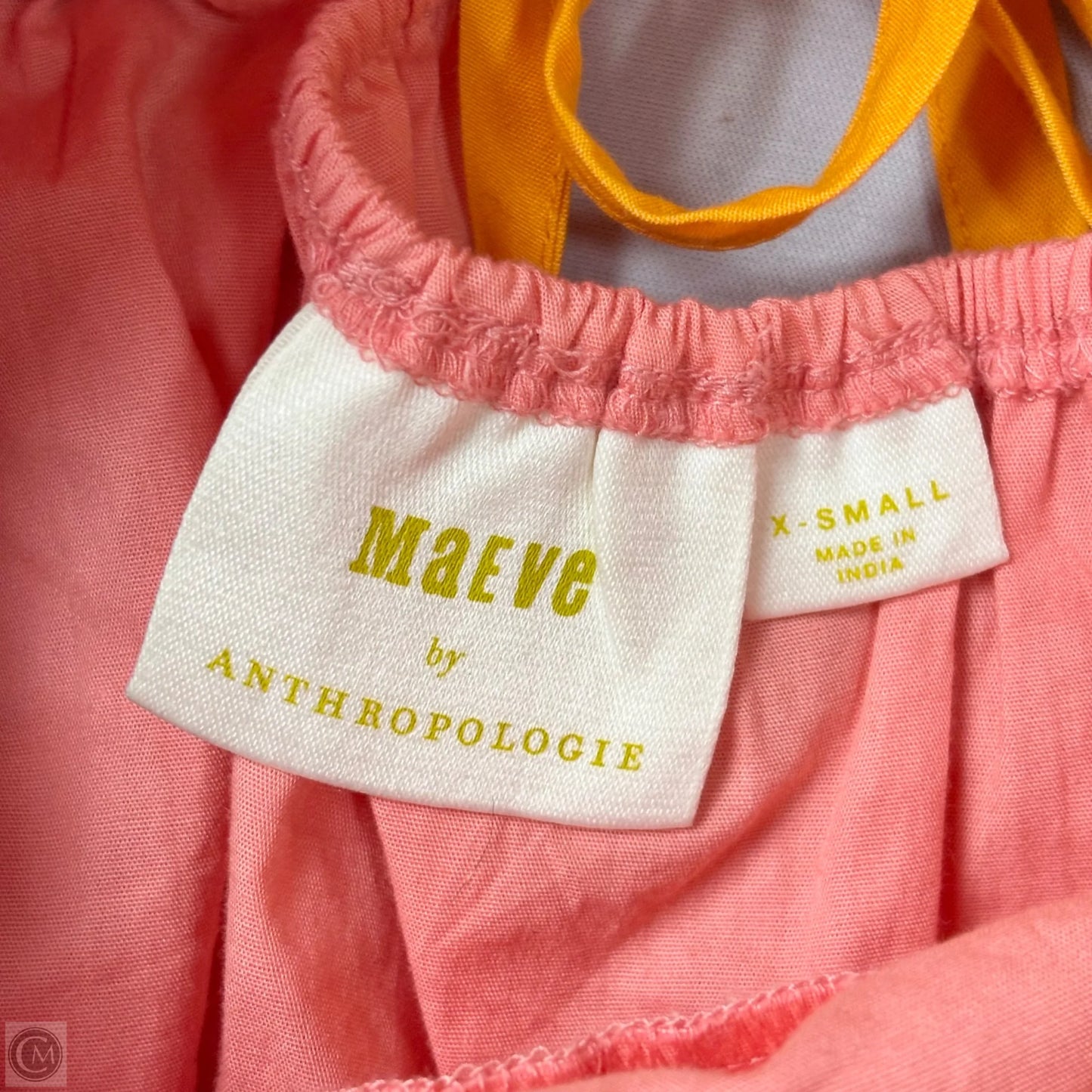 Top 3/4 Sleeve By Maeve In Orange & Pink, Size: Xs