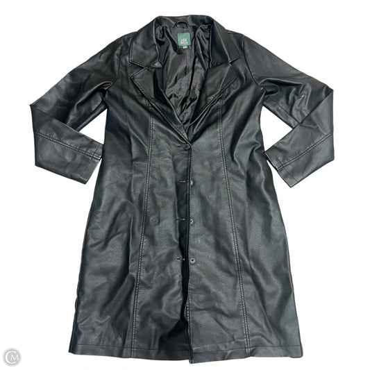 Coat Leather By Wild Fable In Black, Size: M