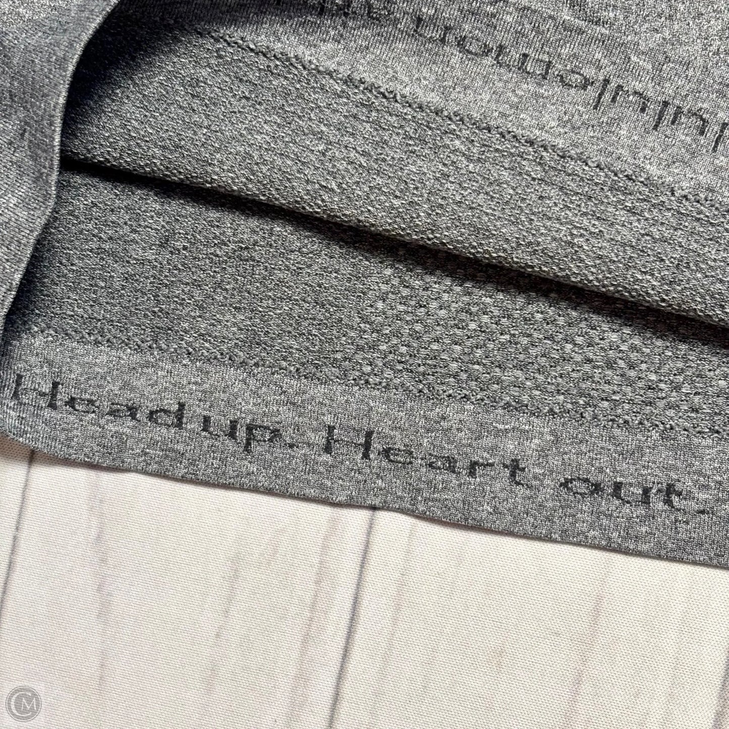 Athletic Top Long Sleeve Crewneck By Lululemon In Grey, Size: L