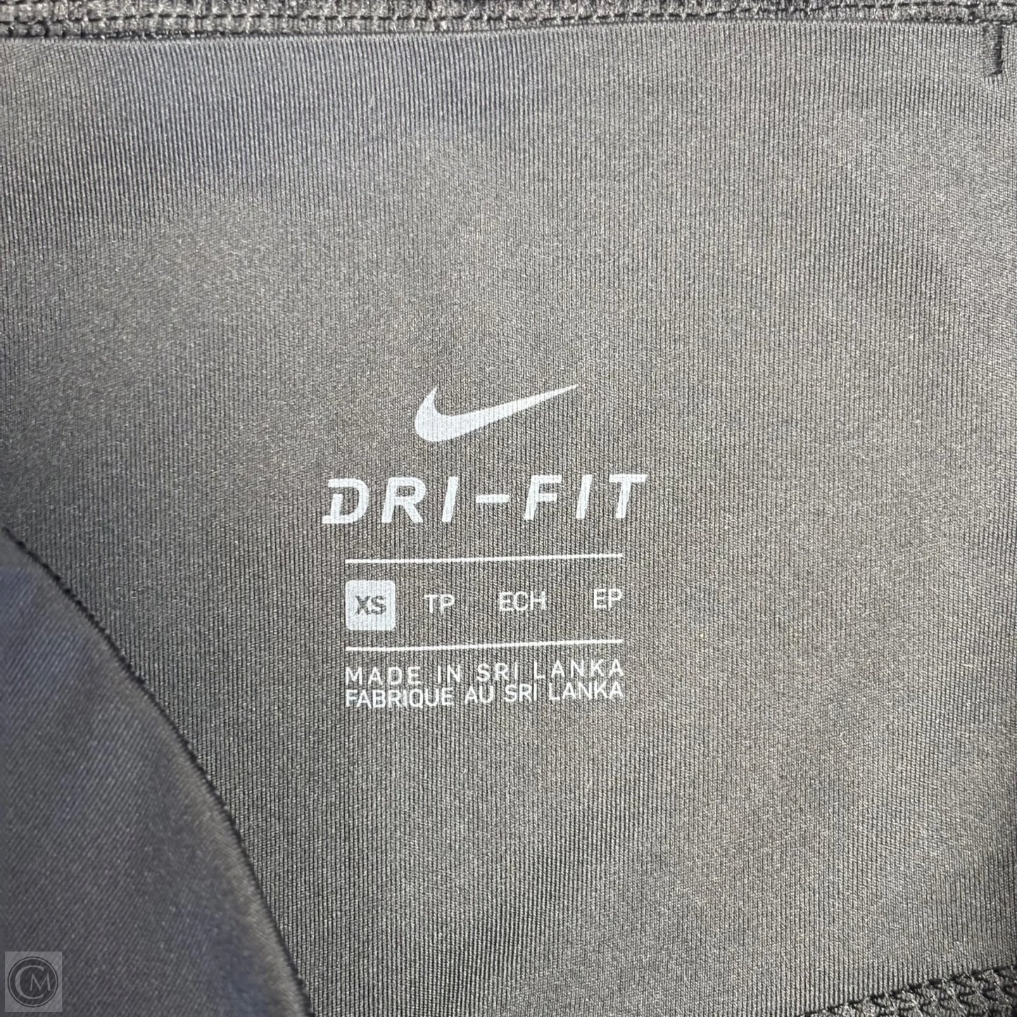 Athletic Leggings By Nike Apparel In Black & Yellow, Size: Xs