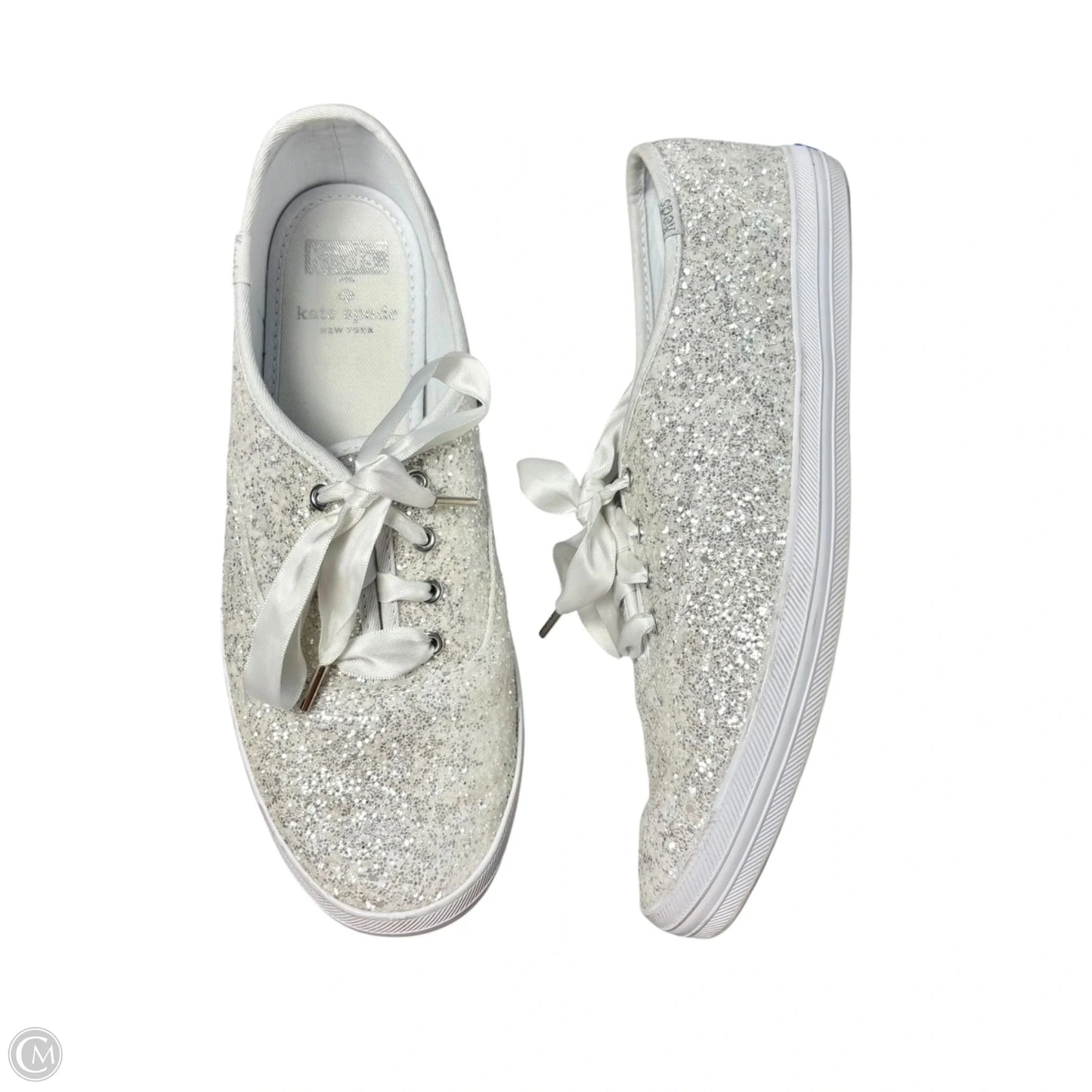 Shoes Sneakers By Keds In Silver, Size: 7.5
