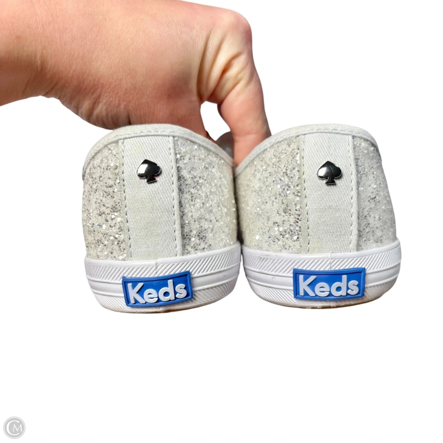 Shoes Sneakers By Keds In Silver, Size: 7.5
