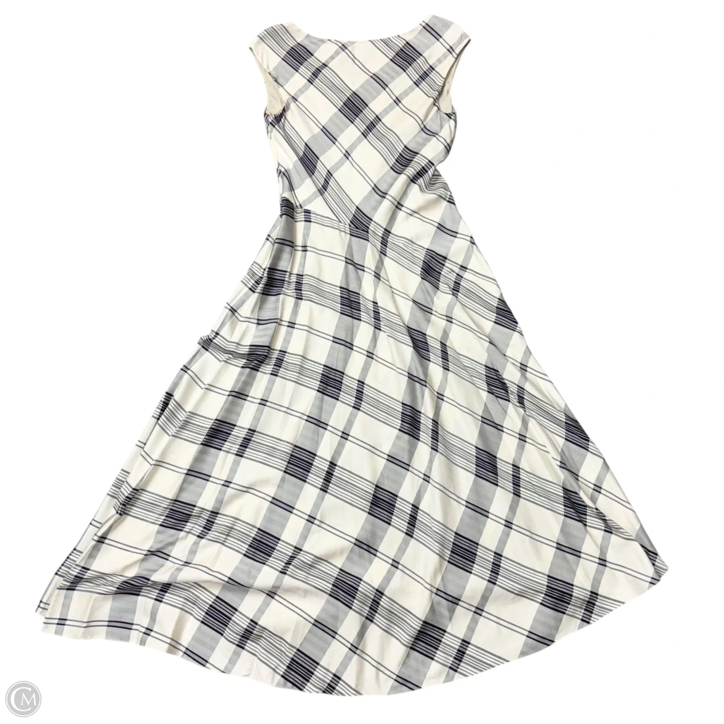 Dress Casual Maxi By Theory In Plaid Pattern, Size: S