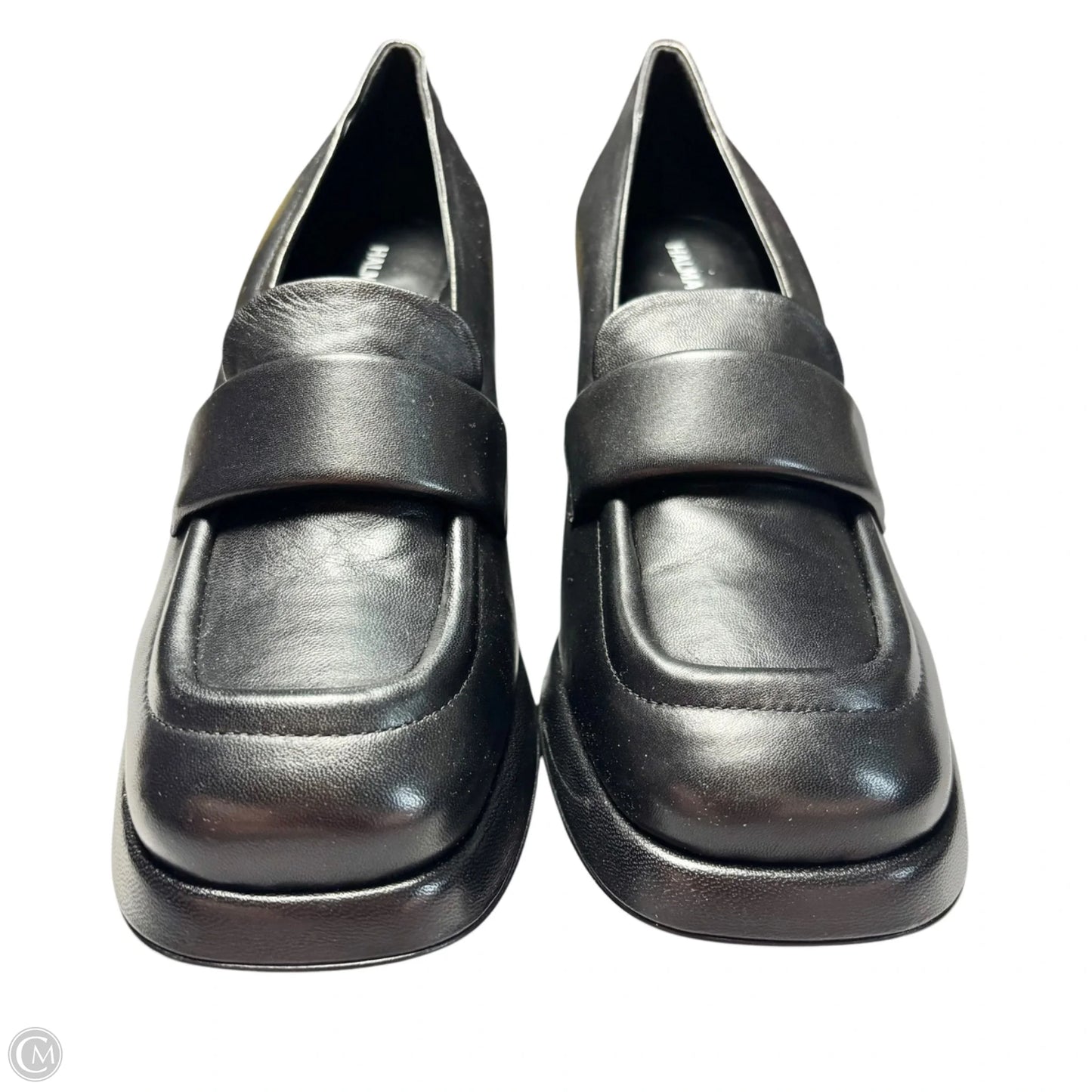 Shoes Heels Block By Halmanera In Black, Size: 10.5