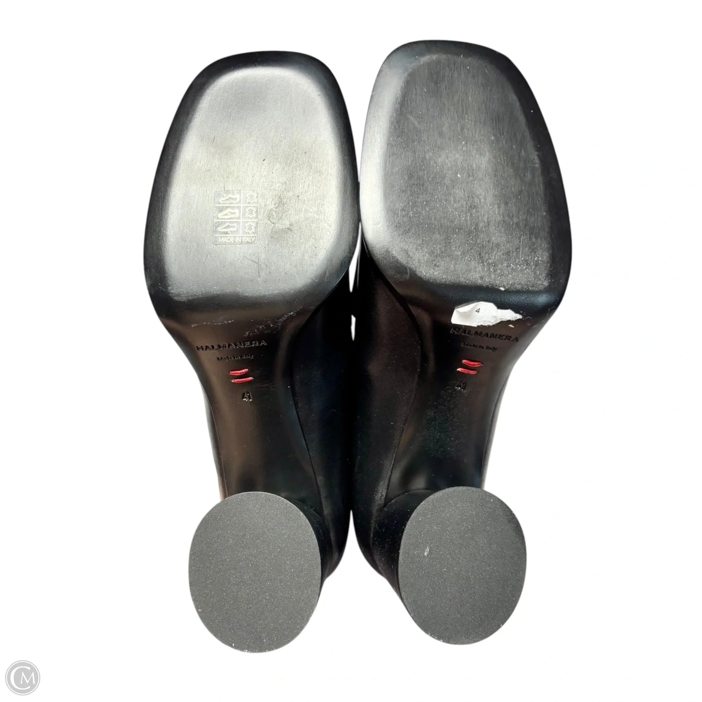 Shoes Heels Block By Halmanera In Black, Size: 10.5