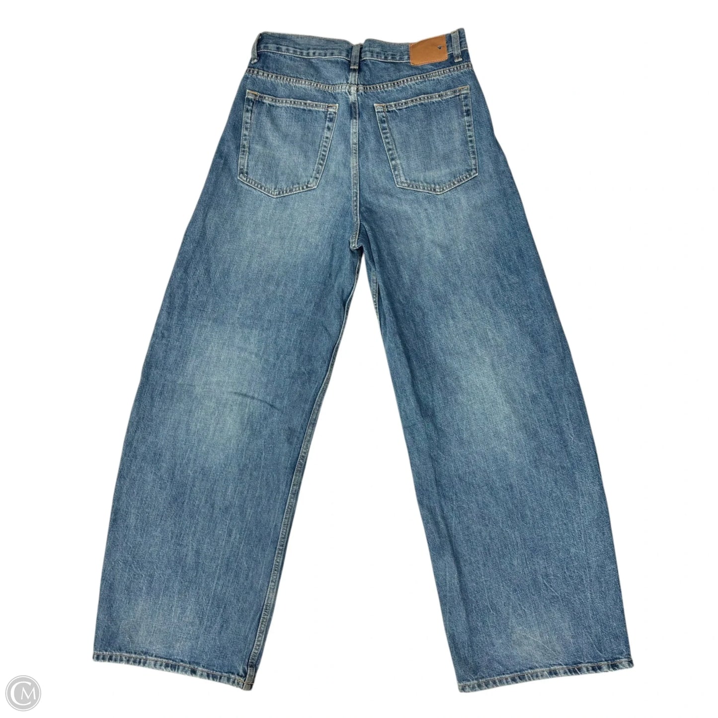 Jeans Wide Leg By Zara In Blue Denim, Size: 6