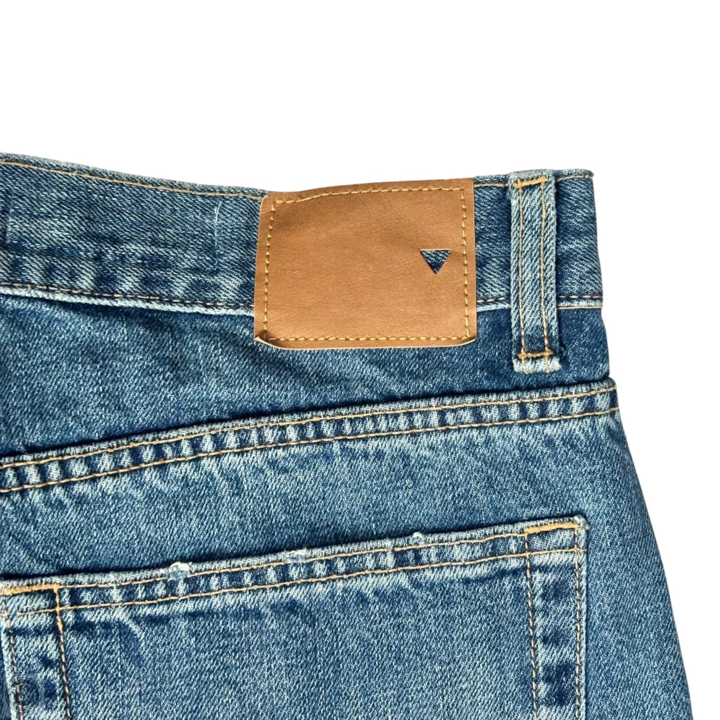 Jeans Wide Leg By Zara In Blue Denim, Size: 6