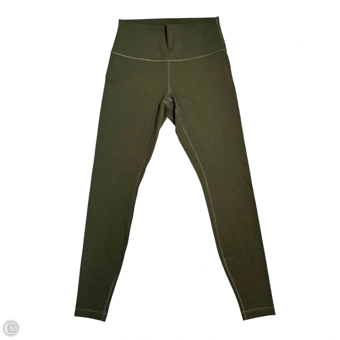 Athletic Leggings By Lululemon In Green, Size: M
