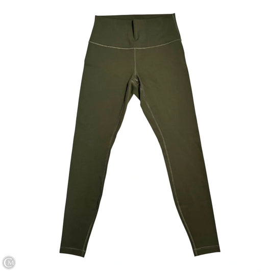 Athletic Leggings By Lululemon In Green, Size: M