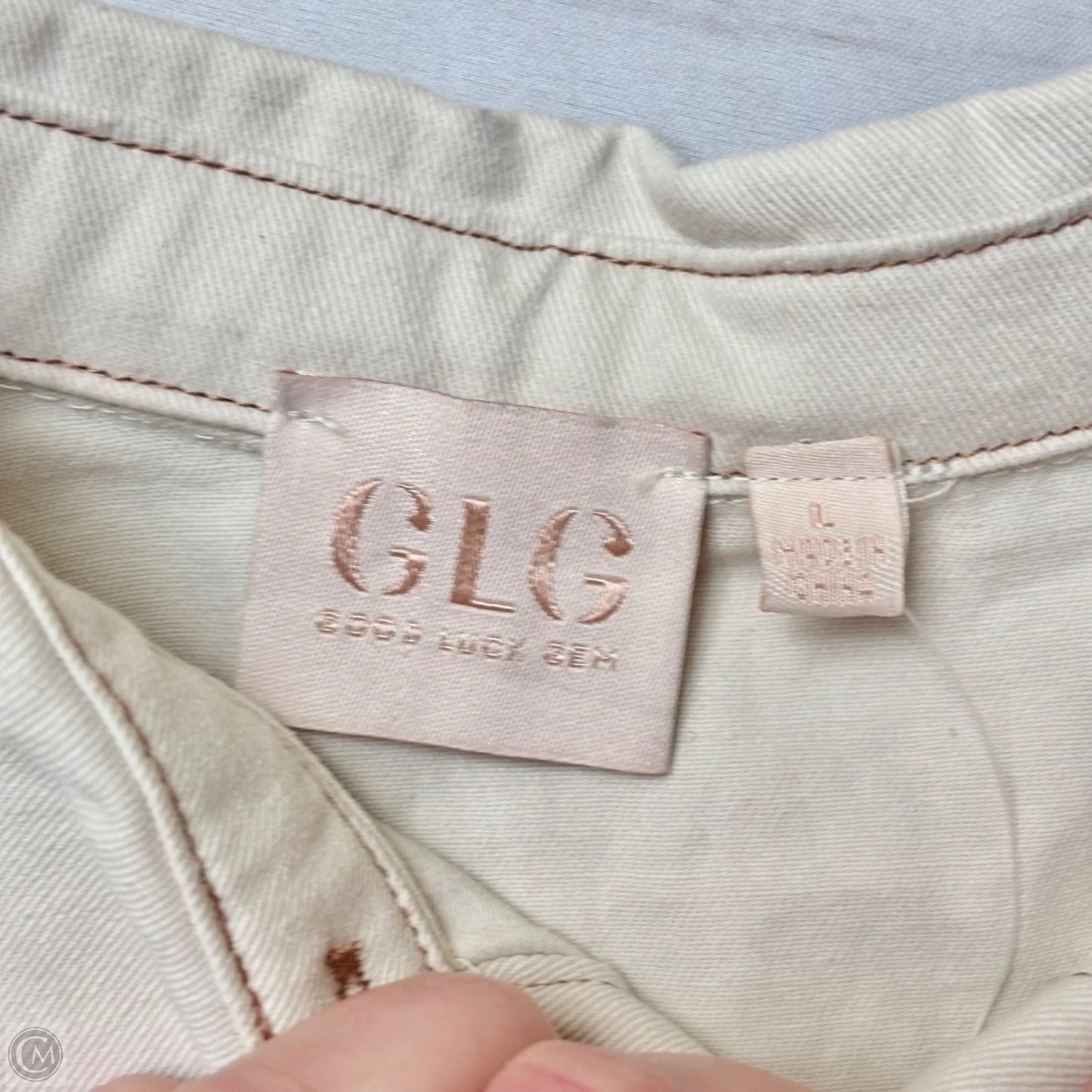 Skort 2pc Set By Good Luck Gem In Tan, Size: L