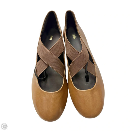 Shoes Flats By Zara In Brown, Size: 8.5