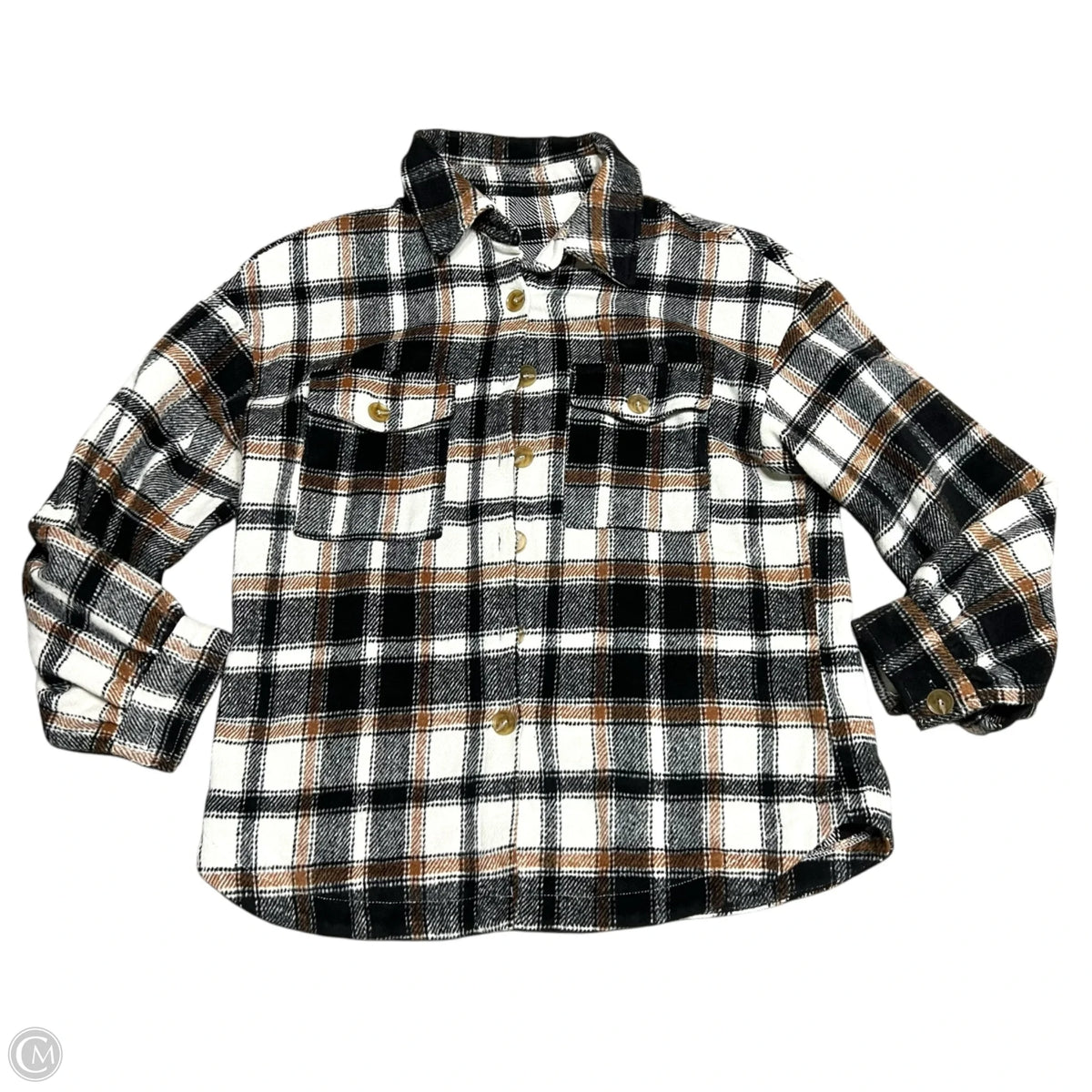 Jacket Other In Plaid Pattern, Size: S
