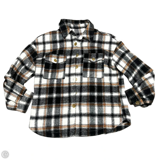 Jacket Other In Plaid Pattern, Size: S