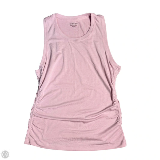 Athletic Tank Top By Athleta In Pink, Size: M
