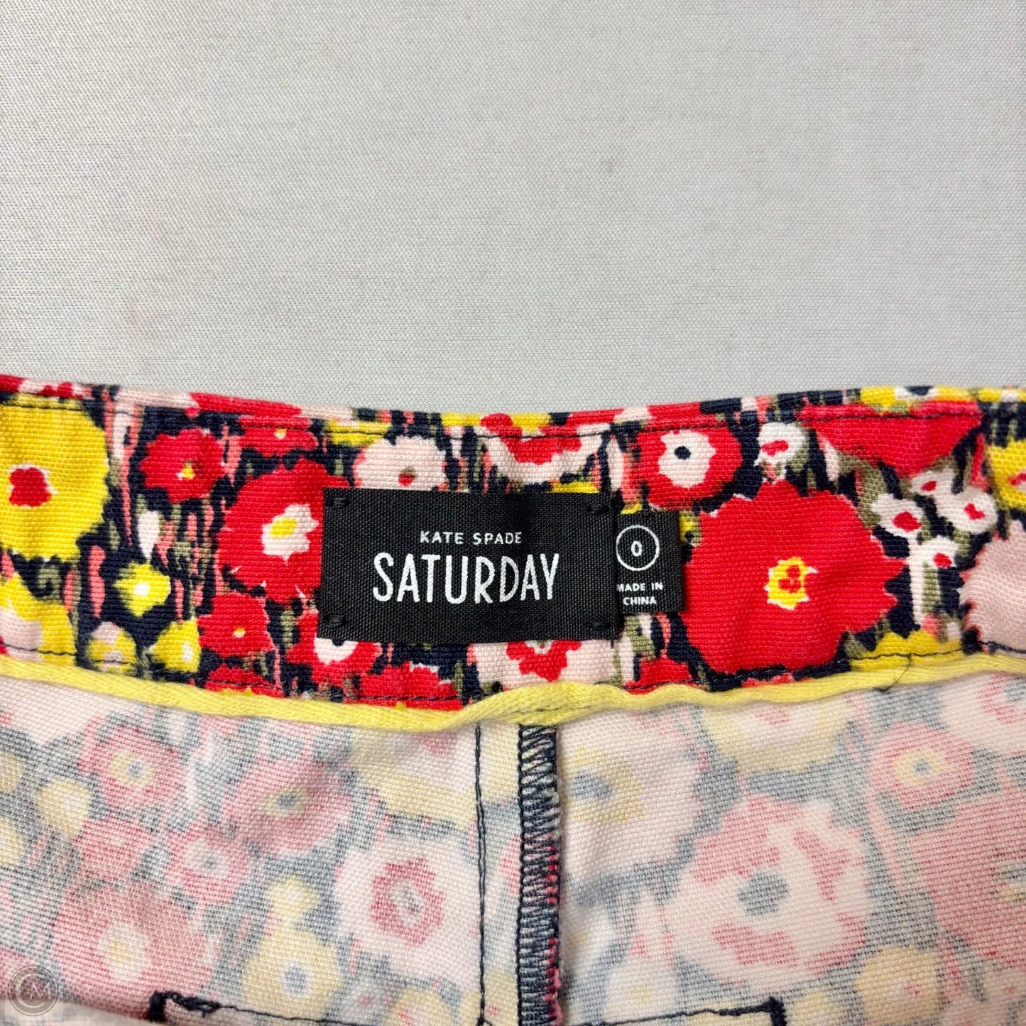 Shorts Designer By Kate Spade In Floral Print, Size: 0