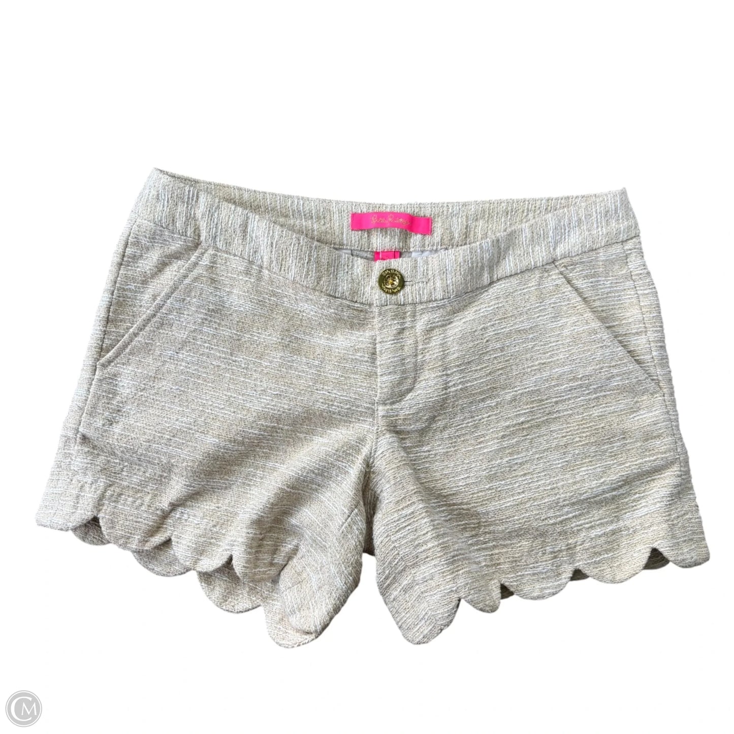 Shorts Designer By Lilly Pulitzer In Tan, Size: 0