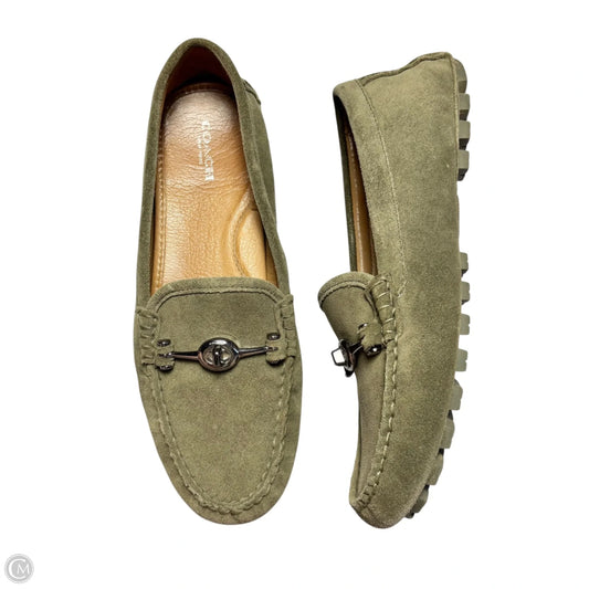 Shoes Designer By Coach In Green, Size: 8.5